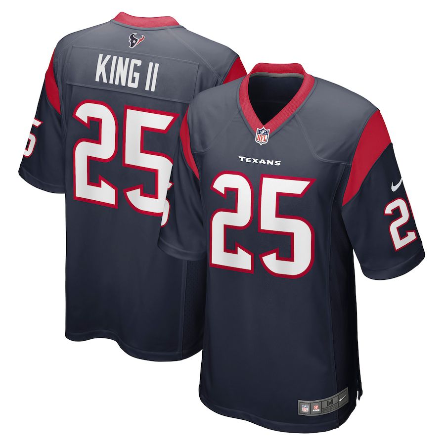 Men Houston Texans #25 Desmond King II Nike Navy Game NFL Jersey->houston texans->NFL Jersey
